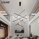 Axyaa LED Pendant Chandelier for Modern Loft Duplex Building Home Decor