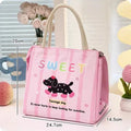 Axyaa Kawaii Thermal Lunch Bag- Cute Portable Bento Pouch for Women, Girls, Kids