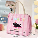 Axyaa Kawaii Thermal Lunch Bag for Women, Girls, Kids - Cute Bento Tote Pouch