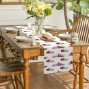 Axyaa Christmas Santa Table Runner for Home Dining Decor