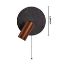Axyaa Circular LED Stone Wall Lamp for Modern Home Decor