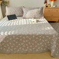 Axyaa Cotton Jacquard Summer Quilt Blanket Set