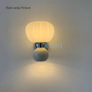 Axyaa French Cream Wall Lights: Up & Down Pumpkin Lamps for Bedroom and Living Room