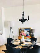 Axyaa Gothic Style LED Chandelier for Elegant Living Room Decor