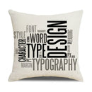 Axyaa Nordic Decorative Cushion Covers in Black & White for Sofa, Bed, Party