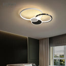 Axyaa Modern LED Chandelier with Remote Control for Home Lighting Decor