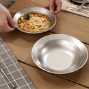 Axyaa Stainless Steel Spaghetti Plate & Fruit Salad Bowl - Kitchen Tools