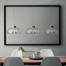 Axyaa Glass Chandelier: Modern Minimalist Nordic Design