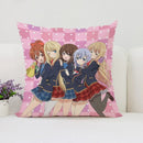 Axyaa Anime Pillow Covers for Sofa, Car, or Sleeping Pillows - 50x50 Decorative Cushion Cover
