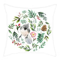 Axyaa Cartoon Animals Garland Pattern Pillow Cover for Home Sofa Decor 45X45cm
