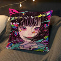 Axyaa Anime Pillow Cover by Chisato Tatumi for Sofa Room Decor and Wedding Gift