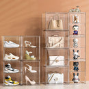 Acrylic Handbag Organizer Storage Box for Shoes and Dolls, Stackable Transparent Cabinet by Axyaa