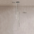 Axyaa LED Spiral Staircase Pendant Light for Modern Minimalist Villa Duplex