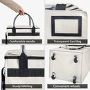 Axyaa Rolling Tote Bag: Large Capacity, Wheel Design, Zipper Closure, Foldable Handle