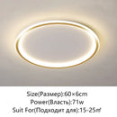 Axyaa Modern Gold/Black LED Ceiling Light for Home Lighting