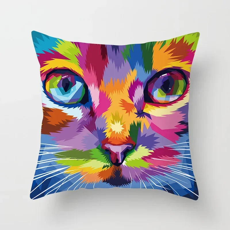 Axyaa Abstract Animal Pattern Pillowcase 45*45cm
