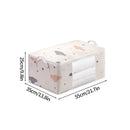 Axyaa White Wardrobe Quilt Blanket Organizer Waterproof Bag Zipper Storage