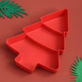 Axyaa Christmas Tree Snack Tray - Festive Tableware for Candy, Nuts, and Desserts