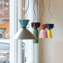 Axyaa Macaron Colors Pendant Lamp: Creative Personality Indoor LED Ceiling Light