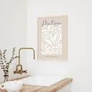 Bohemian Neutral Matisse Canvas Print Set for Bedroom Decor by Axyaa