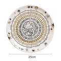 Axyaa Ceramic Sun Hanging Plate 10 Inches European Art Wall Decoration