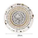 Axyaa Ceramic Sun Hanging Plate 10 Inches European Art Wall Decoration