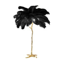Nordic Feather Floor Lamp by Axyaa: French Retro Atmosphere Light for Living Room