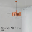 Axyaa Nordic LED U-shaped Chandelier for Living Room, Bedroom, Children's Room - Wall Light