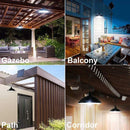 Axyaa Solar Pendant Light: Remote LED Chandelier for Outdoor & Indoor Garden