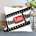 Axyaa Satin Soft Pillowcase for Home Decor 45x45cm Square Zipper Pillow Cover