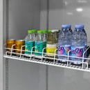 Axyaa Beverage Glide Rack: Supermarket Refrigerated Cabinet Roller Shelf.