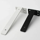 Axyaa Heavy Duty Cast Iron Floating Shelf Brackets 4MM - Kitchen Bathroom Organizers