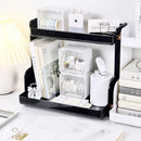 Axyaa Desktop Storage Rack: Student Desk & Office Stationery Shelf with Makeup Organizer