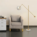 Axyaa Nordic Marble Floor Lamp - Modern LED Decor for Home and Living Room.