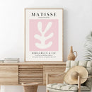 Pink Matisse Leaf Canvas Prints by Axyaa - Abstract Art for Stylish Decor