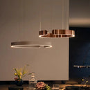 Axyaa Smart Dimming Circle Rings Chandelier for Home Decor