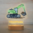 Axyaa Custom Name Children's Animal Night Light - Personalized Acrylic Lamp