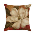 Axyaa Floral Linen Pillowcase 45x45cm
