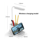 Axyaa LED Desk Lamp with Phone Holder & Pen Holder - Rechargeable Dimming Reading Light