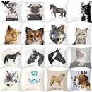 Axyaa Cartoon Animal Design Pillowcase 45*45cm