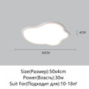 Axyaa Nordic LED Cloud Ceiling Chandelier for Home Decor Lighting