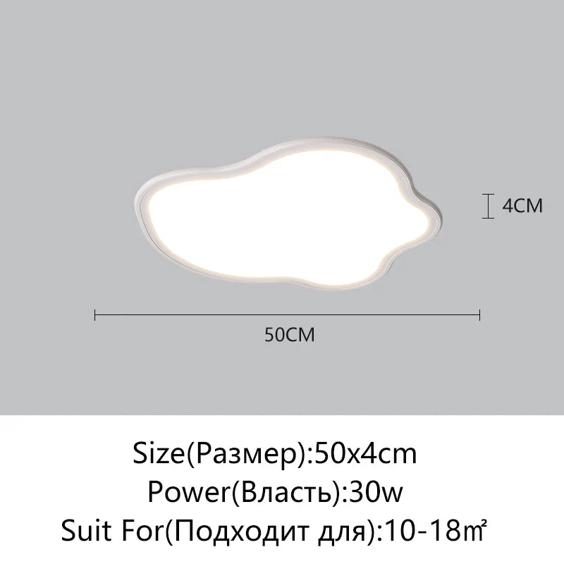 Axyaa Nordic LED Cloud Ceiling Chandelier for Home Decor Lighting