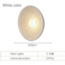 Axyaa Retro Wall Lamp: Wabi Sabi Round Sconce for Bedside, Corridor, Kitchen Decor