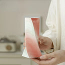 Axyaa Ceramic Gradient Vase: Creative Grapefruit Jasmine Planters & Tea Set Ornaments