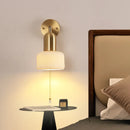 Axyaa Rotatable LED Ceramic Wall Lamp for Bathroom Mirror Living Dining Room