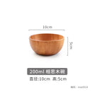 Axyaa Acacia Wood Salad Bowl 15" - Japanese Style Wooden Tableware