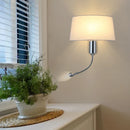 Axyaa Nordic Bedside Fabric Lamp Modern American Bedroom Retro Indoor Night Lighting