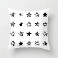 Axyaa Geometric Heart Stripe Dot Pillow Case for Home Decor