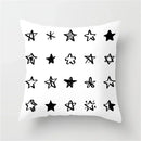 Axyaa Geometric Heart Stripe Dot Pillow Case for Home Decor