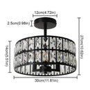 Axyaa Crystal Dining Table Pendant Chandelier